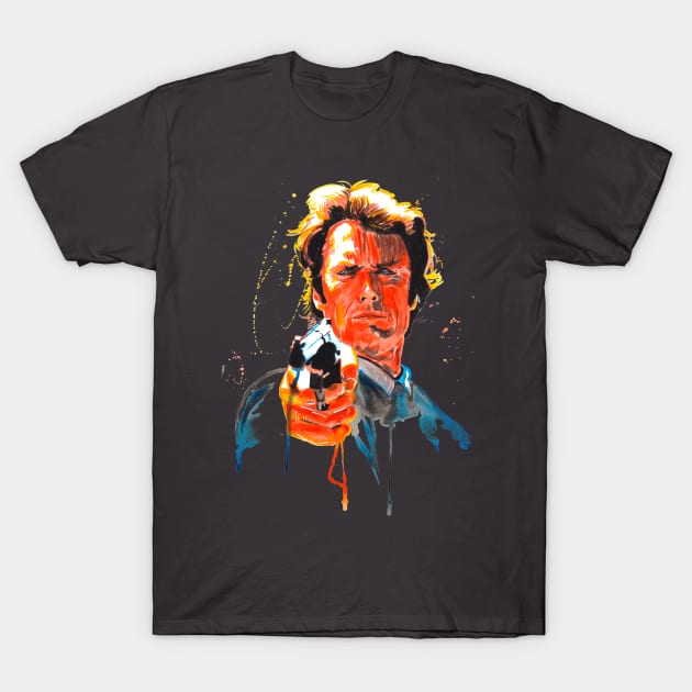 Clint Eastwood Diry Harry Art T-Shirt by beaugeste2280@yahoo.com